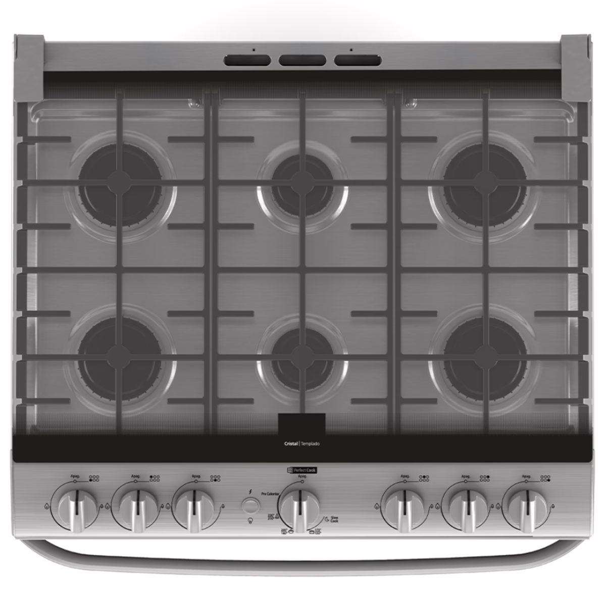 ESTUFA 30" EMH7602JSS0 6Q INOX MABE - Imagen 4