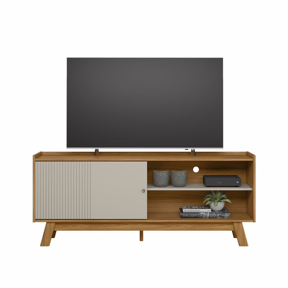 RACK TV AURUM NAT/BL 16-2935