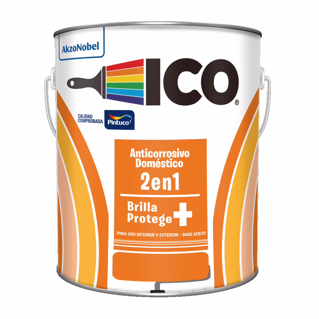 ANTICORROSIVO ICO 2 EN 1 GRIS 1 GALON PINTUCO