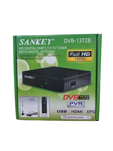 SINTONIZADOR DIGITAL HD DVBT1/T2 SANKEY