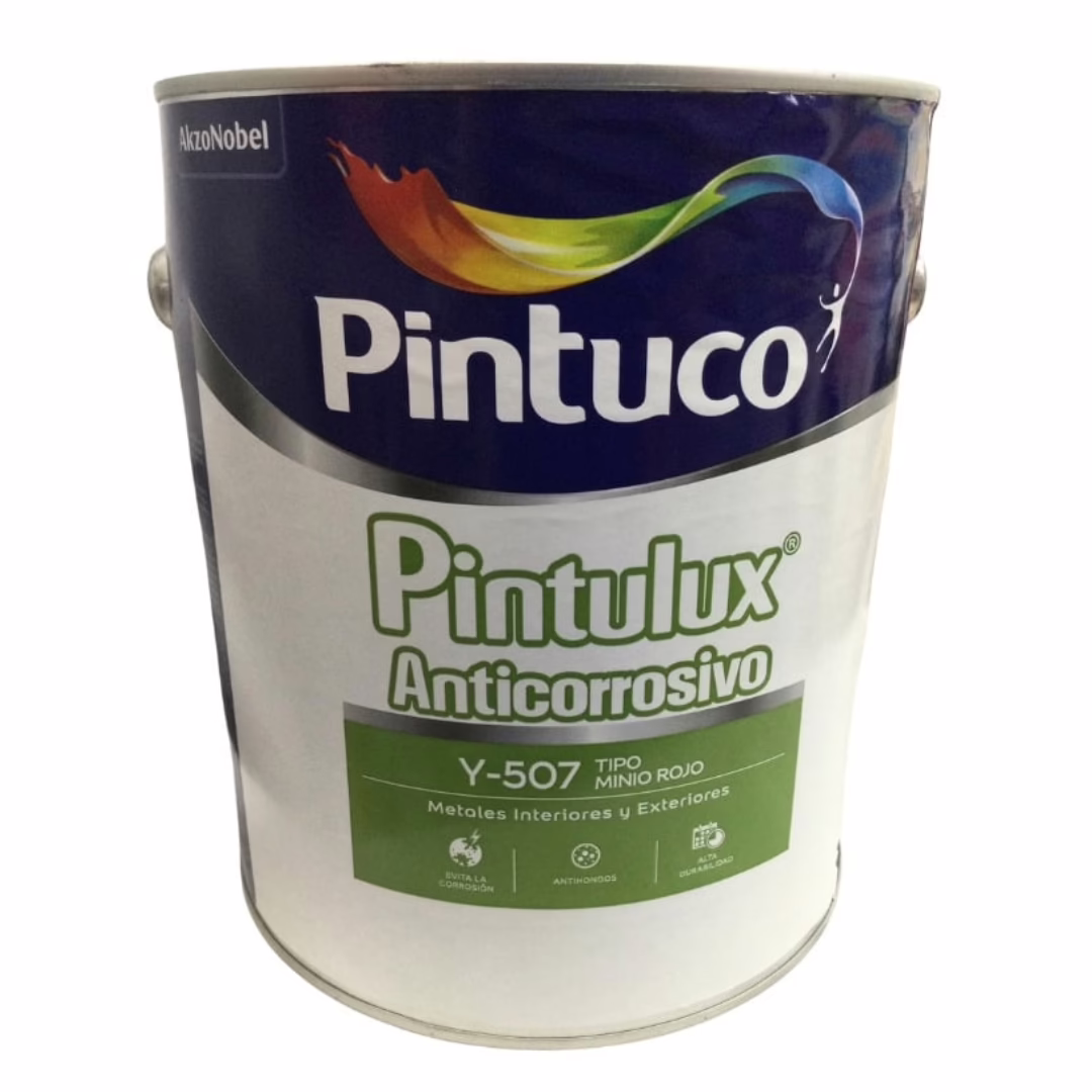 BASE ANTICORROSIVA Y507 ROJO 1 GALON PINTUCO
