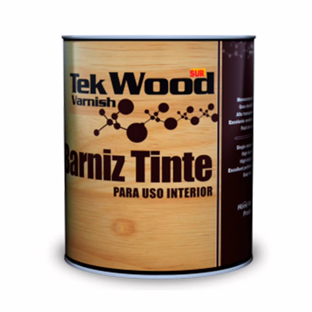 BARNIZ CON TINTE CAOBA SUR 1/16 GALON 97540316
