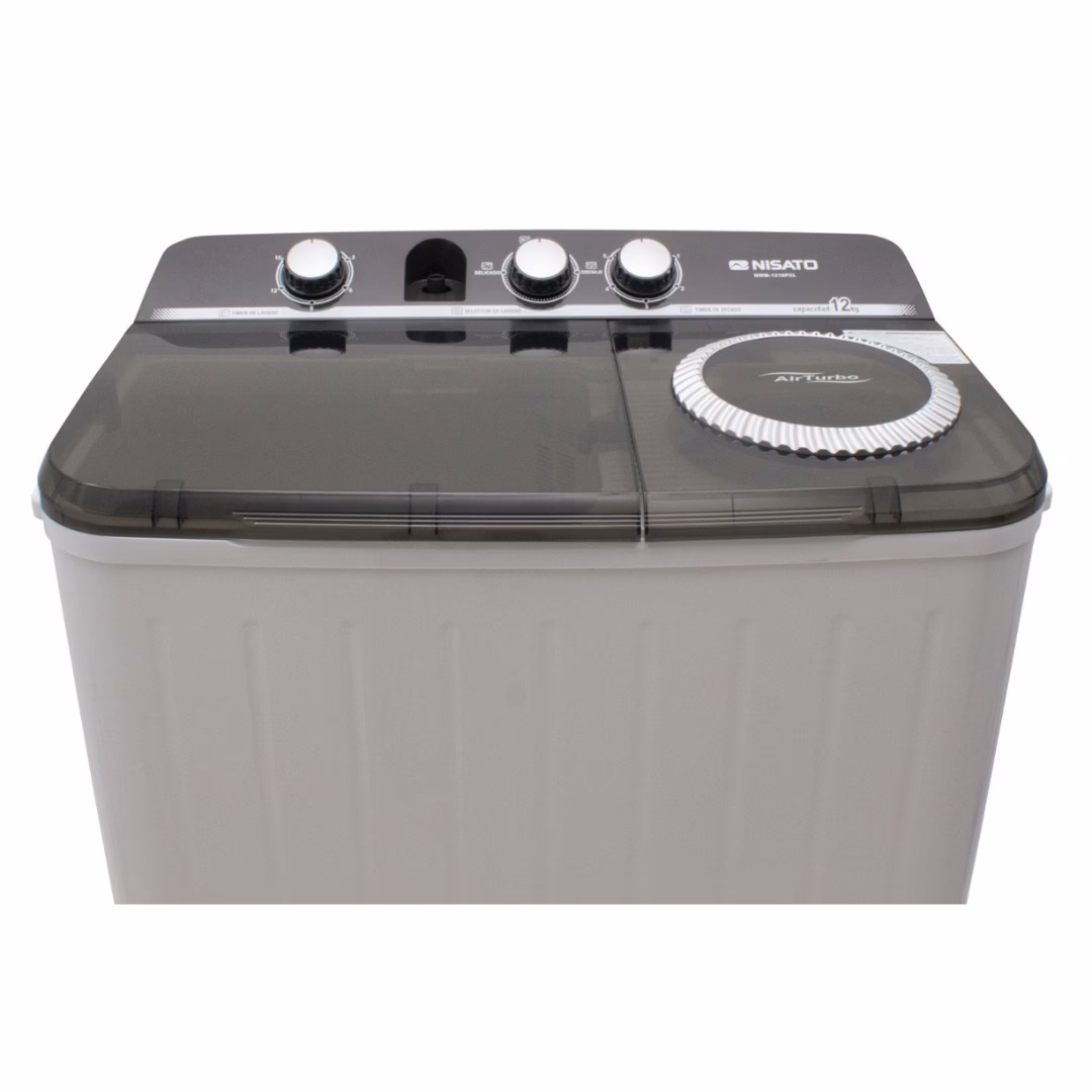 LAVADORA SEMIAUTOMATICA 12KG NWM-1210PXL NISATO - Imagen 5