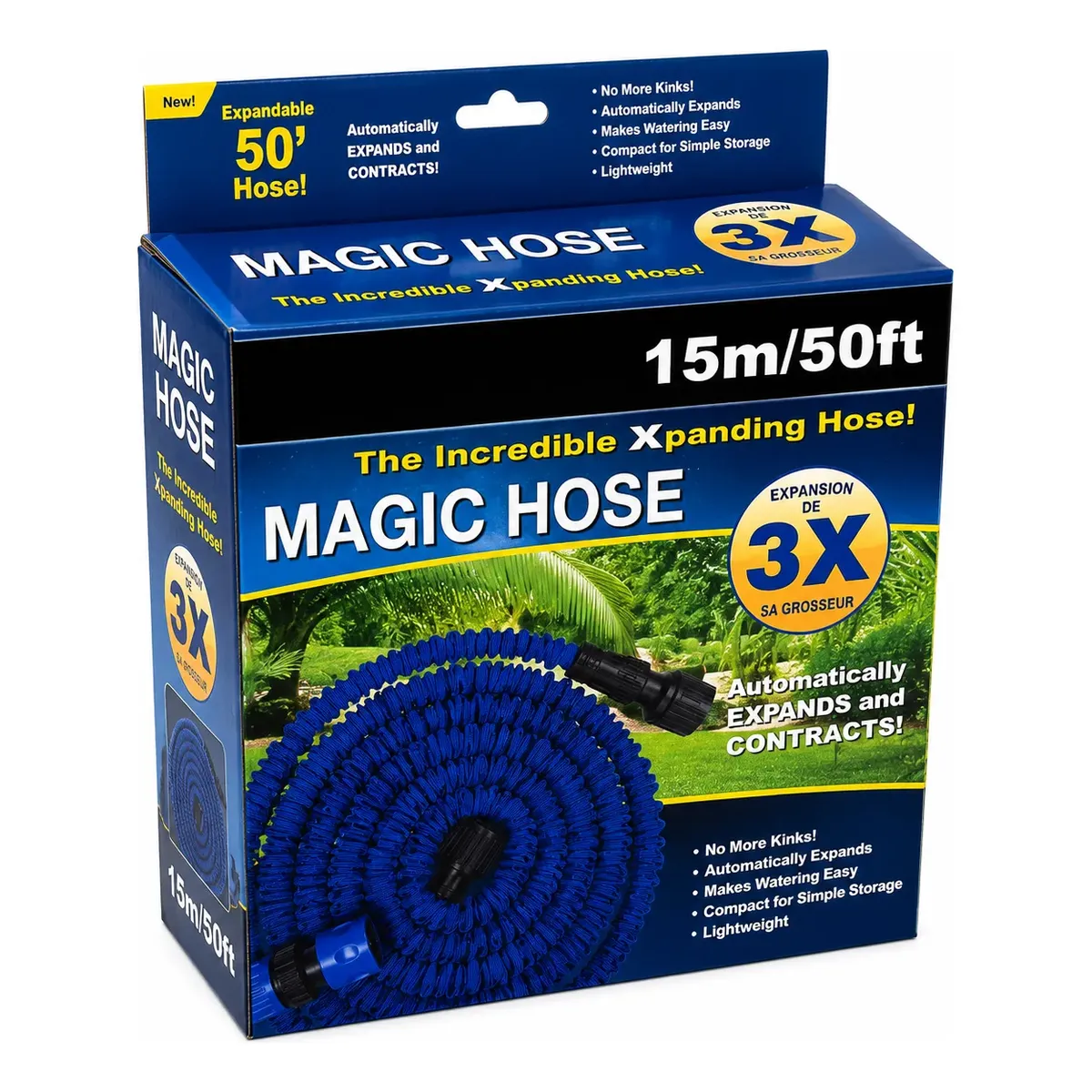MANGUERA RETRACTIL EXPANDIBLE MAGIC HOSE 15 METROS - Imagen 3
