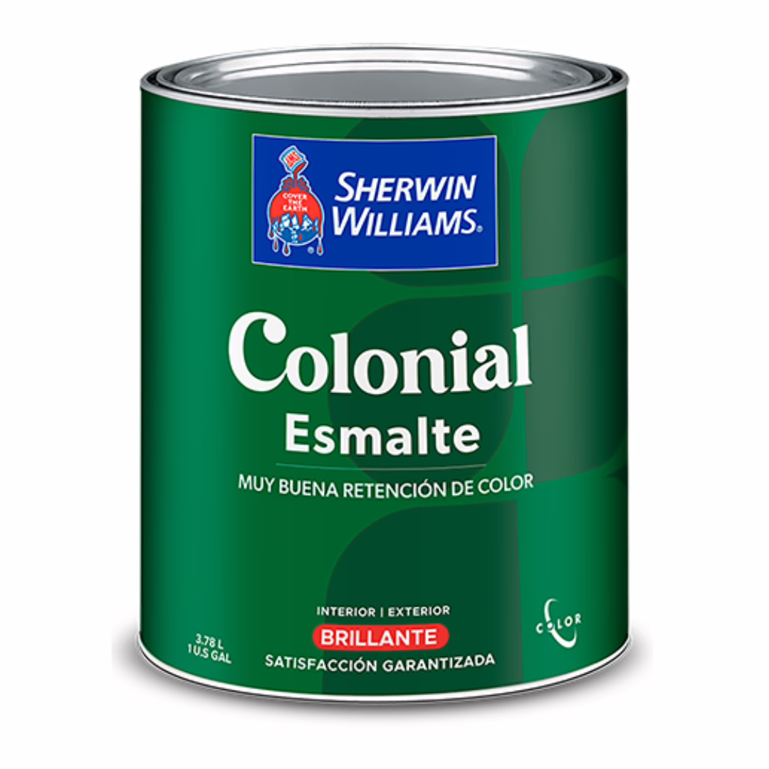 PINTURA COLONIAL ESMALTE ROJO QUEMADO 1 GALON SHERWIN WILLIAMS