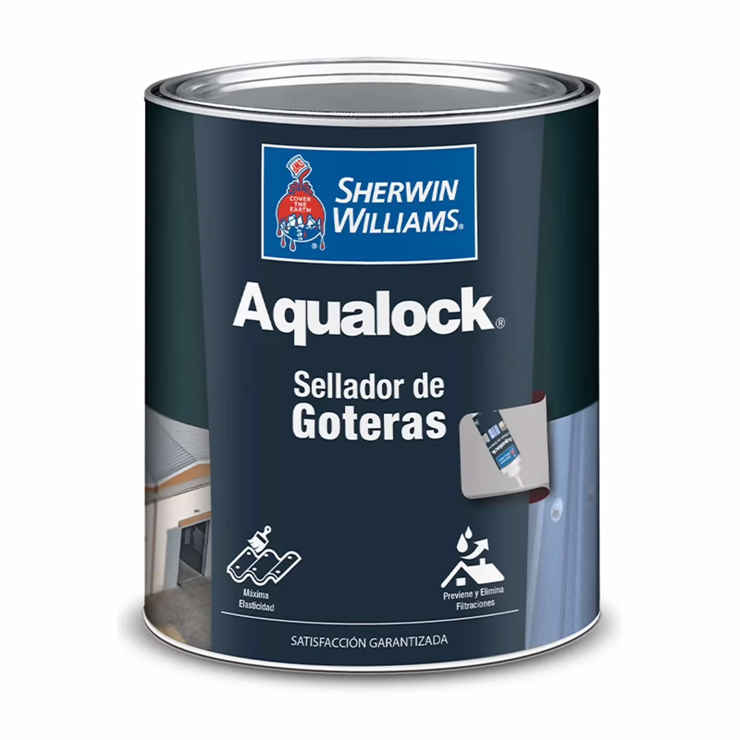 SELLADOR DE GOTERAS AQUALOCK ROJO 1 GALON SHERWIN WILLIAMS