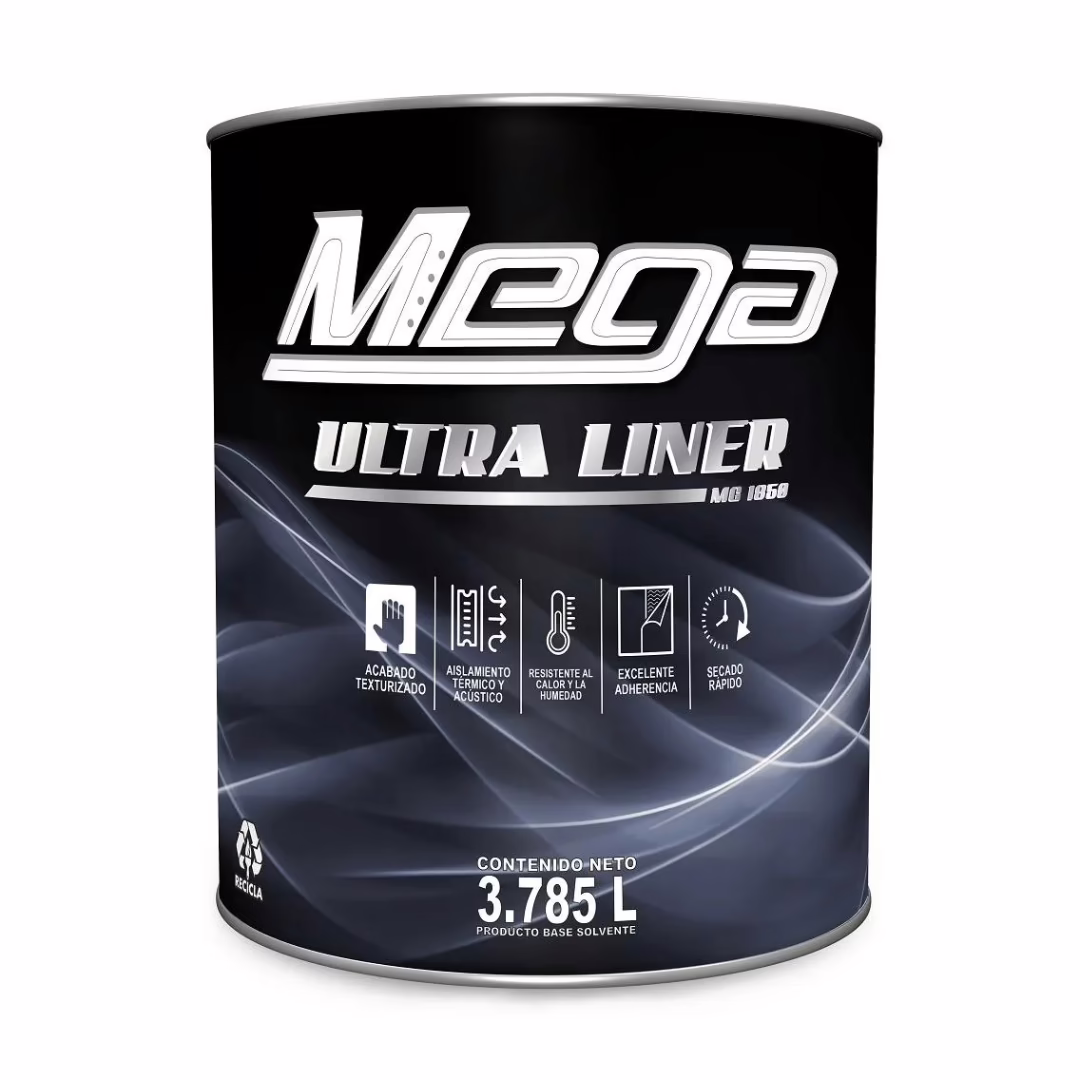 PINTURA ANTIGRAVA MEGA COLOR NEGRO 1 GALON PINTUCO