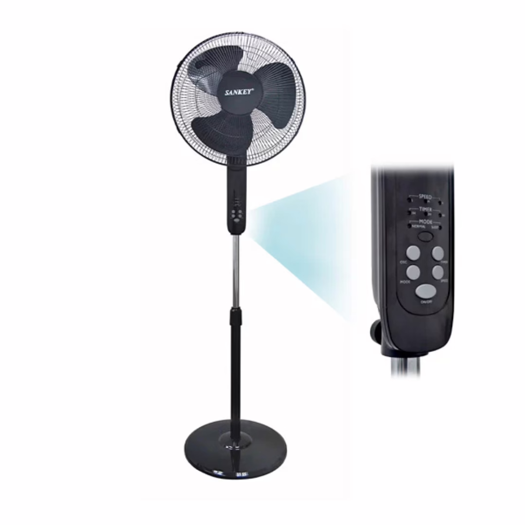 ABANICO DE PEDESTAL CON CONTROL SANKEY FN1712RC