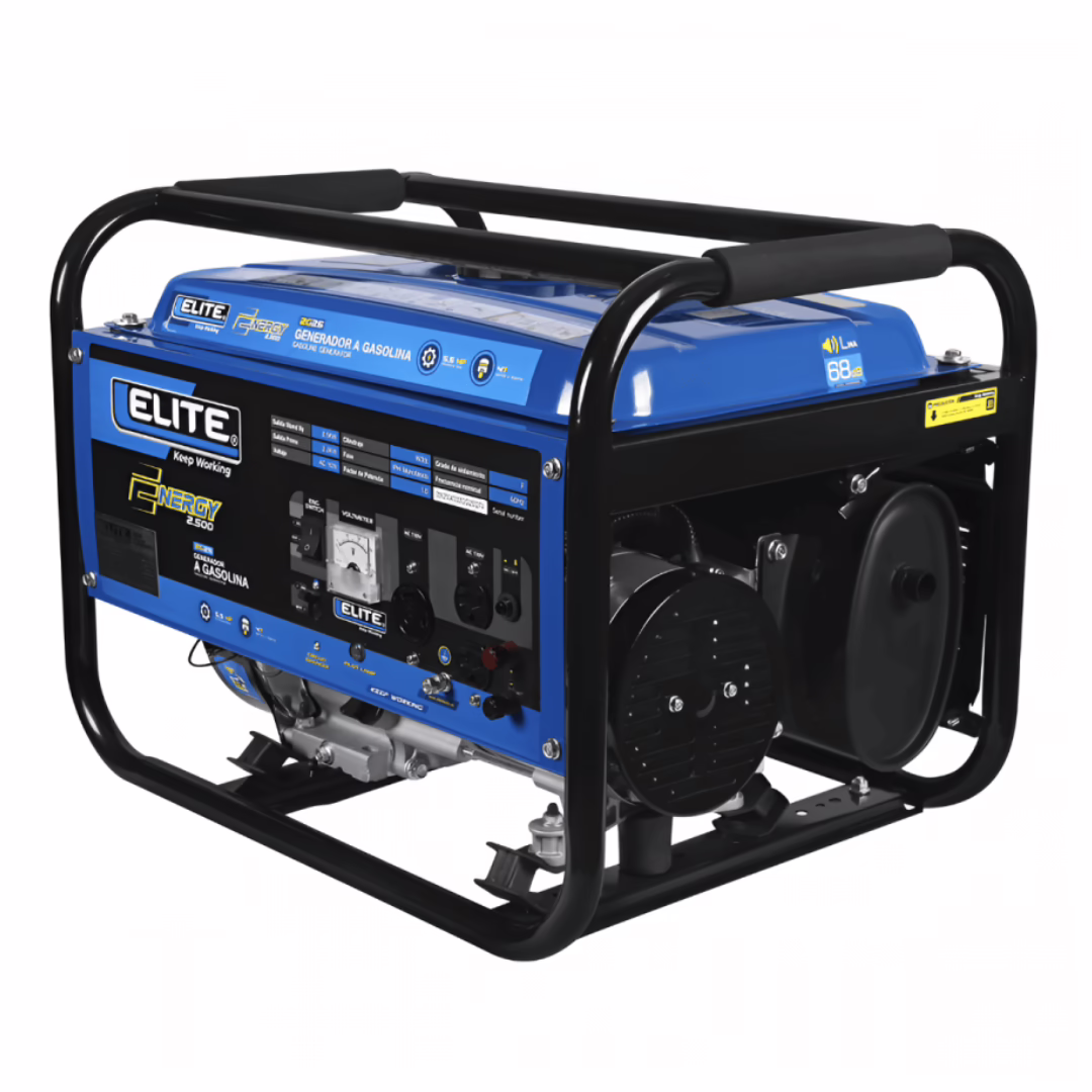 GENERADOR PORTATIL A GASOLINA ELITE 2.5KW 110V 60Hz - Imagen 2