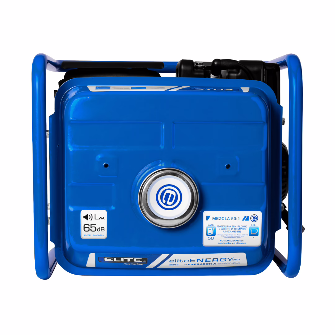 GENERADOR PORTÁTIL A GASOLINA 950W ELITE 2G950 - Imagen 5