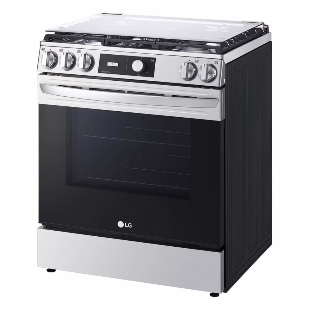 ESTUFA 30" LG LRGL5843S 5Q GAS TAPA DE VIDRIO - Imagen 3