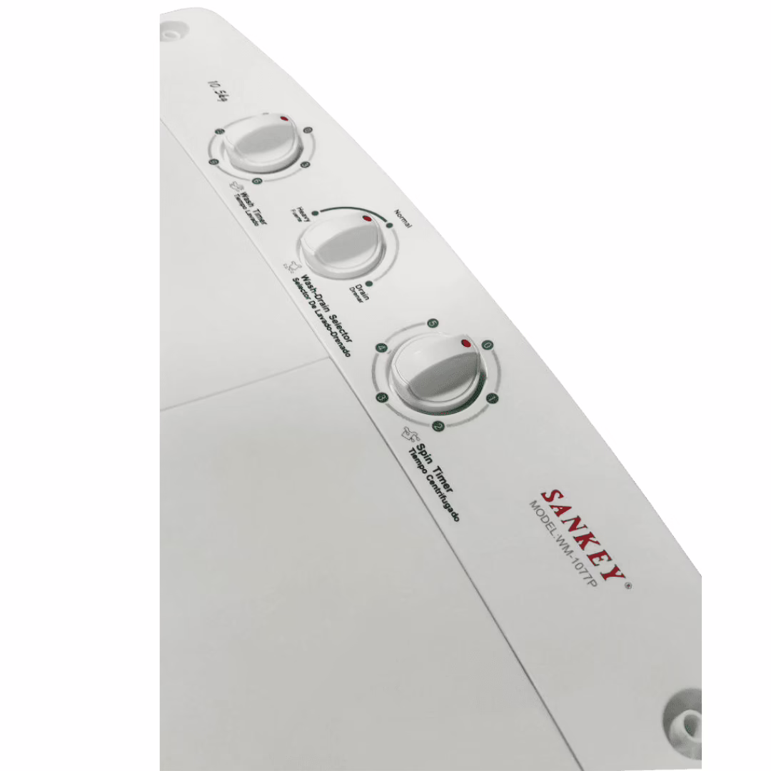 LAVADORA SEMIAUTOMATICA 10KG WM-1077P SANKEY - Imagen 2