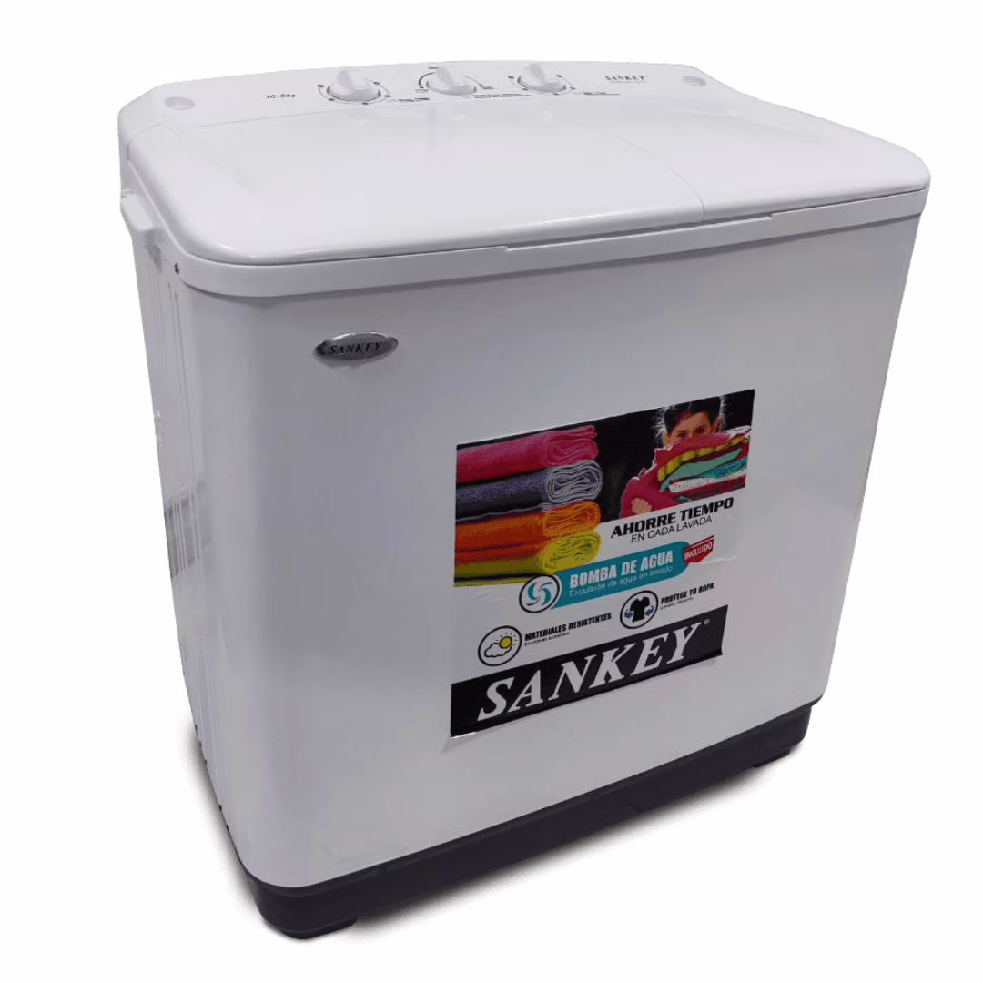 LAVADORA SEMIAUTOMATICA 10KG WM-1077P SANKEY