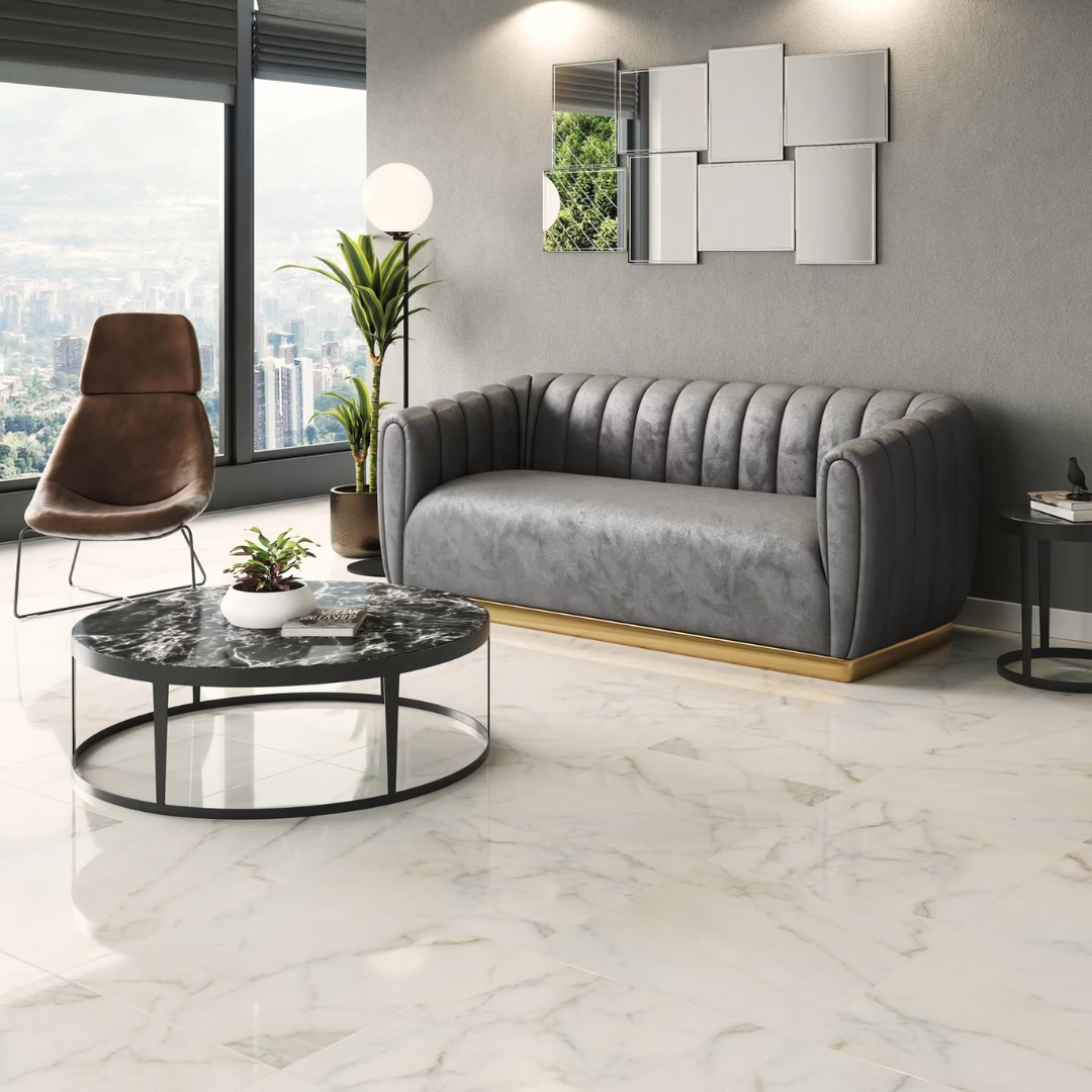 PISO 61X61 CERAMICA CALACATA GOLDEN 6689 - Imagen 2