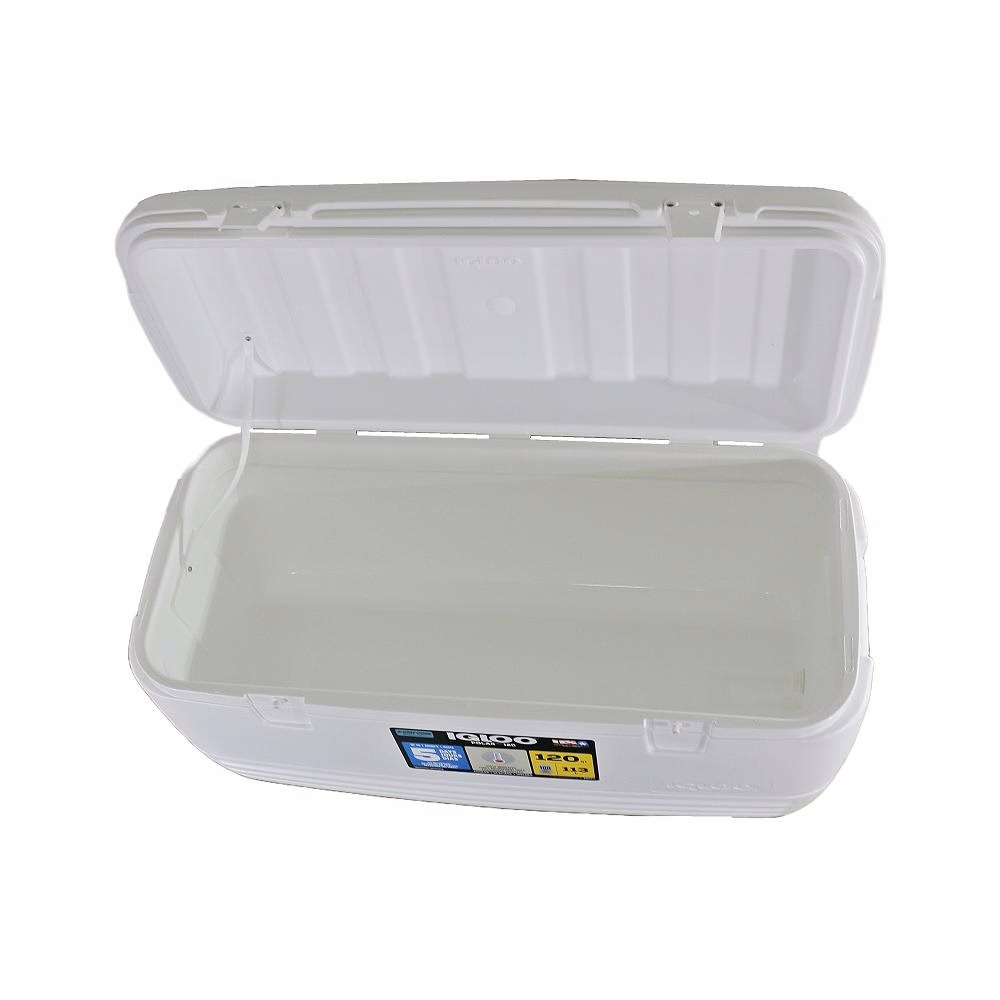 COOLER POLAR COLOR BLANCO IGLOO CON CAPACIDAD DE 120 QT - Imagen 3