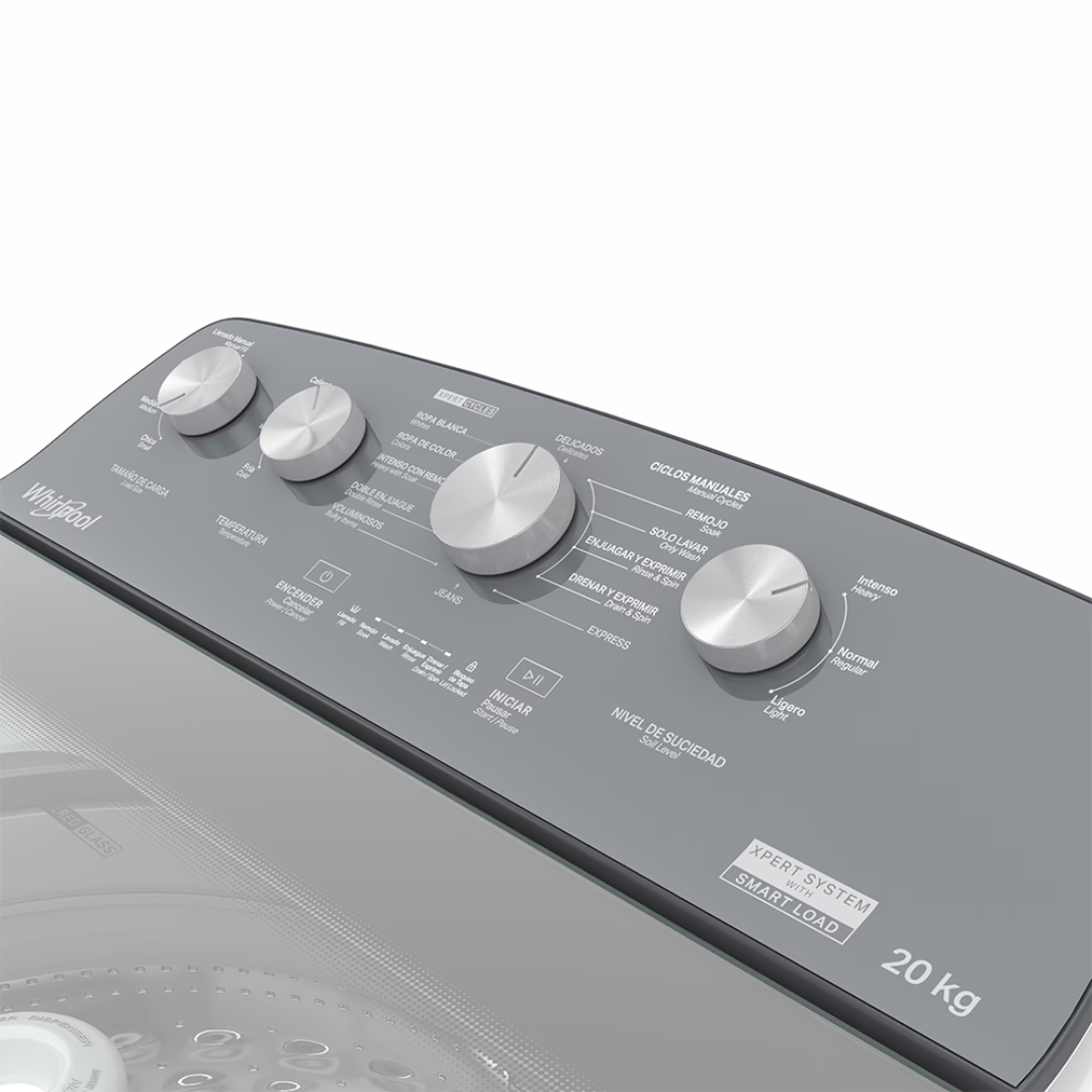 LAVADORA AUTOMATICA 20KG WTW2024MJM WHIRLPOOL - Imagen 5