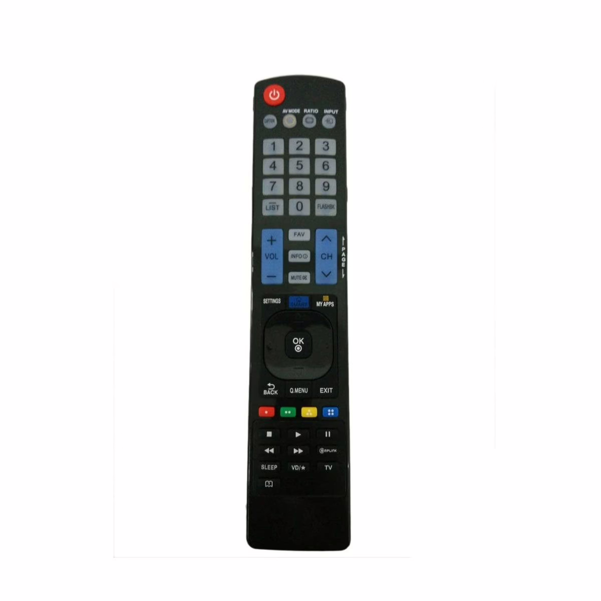 CONTROL REMOTO TV LG RCN-LGA567