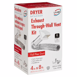 KIT DE VENTILACION 4" X 8´ WHT 520864 1375W